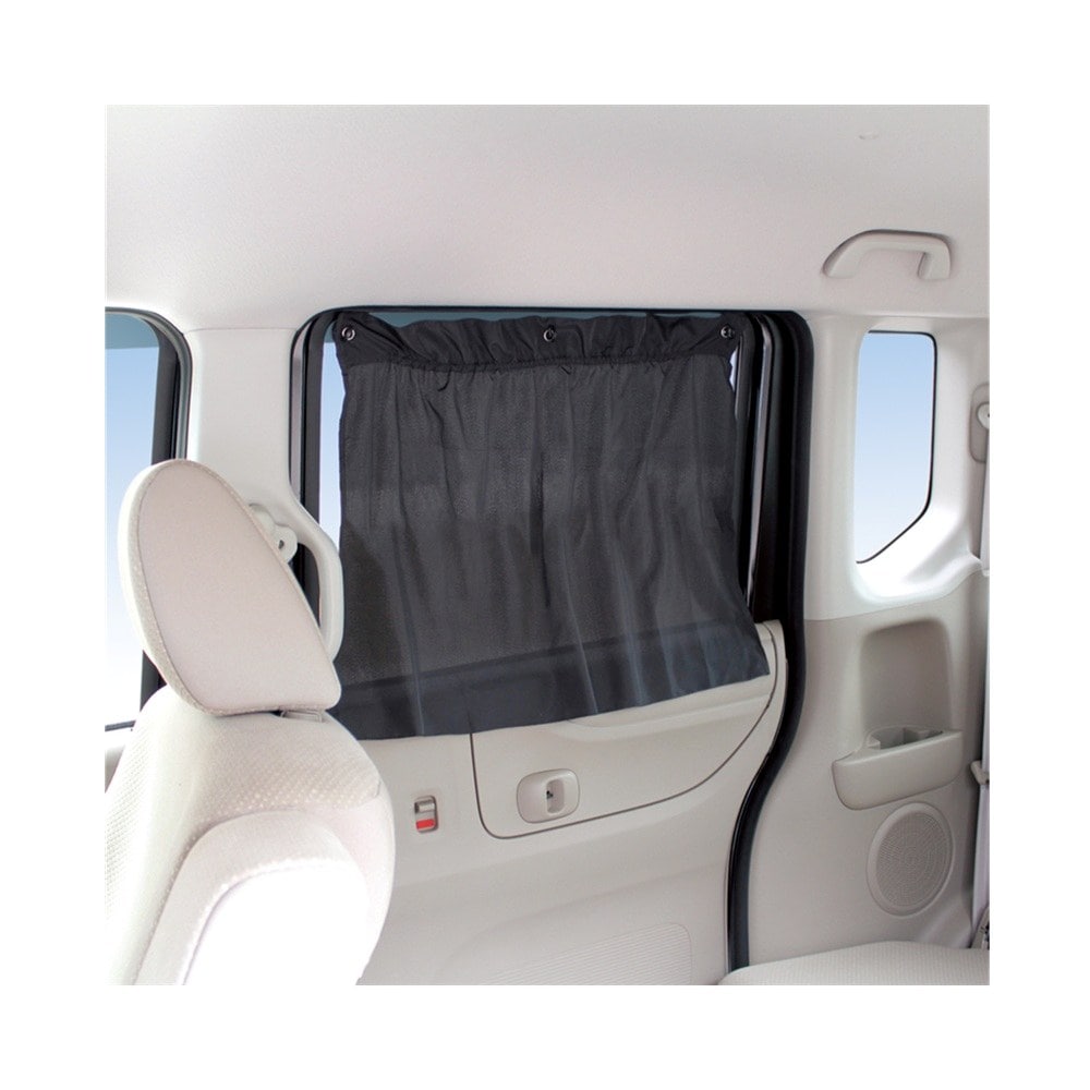 槌屋ヤック 快適お手軽カーテン2ブラック LS134