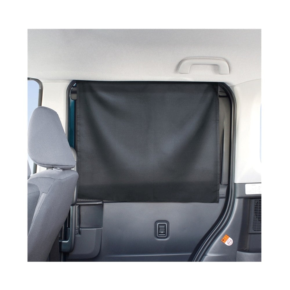 槌屋ヤック お手軽マグネットカーテン ブラック M LS137