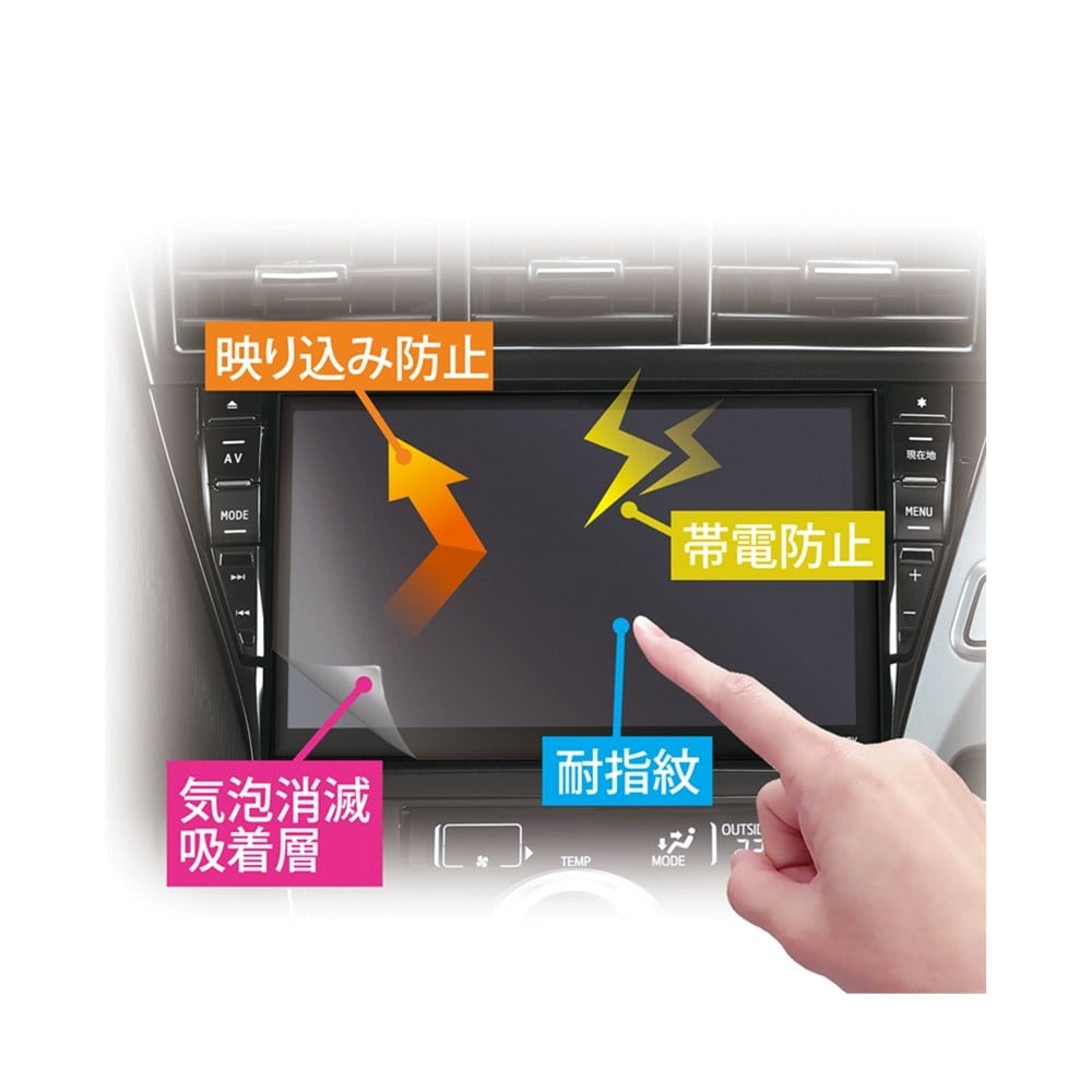 槌屋ヤック 多機能保護シート7インチワイド VP99