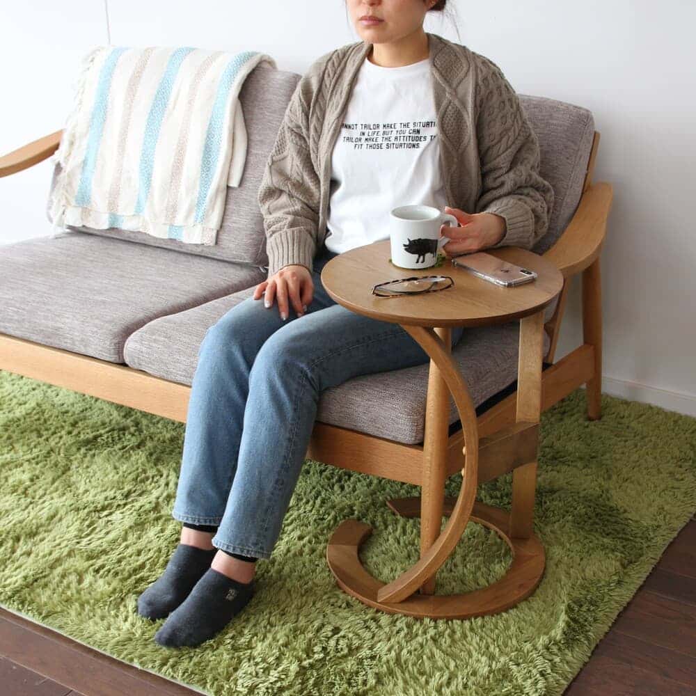 サイドテーブル ロータス ILT-2987VNA メーカー直送 ▼返品・キャンセル不可【他商品との同時購入不可】