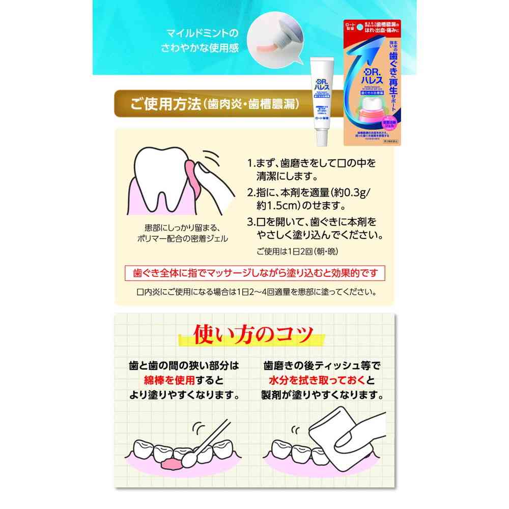 【第3類医薬品】ハレス 口内薬 15g