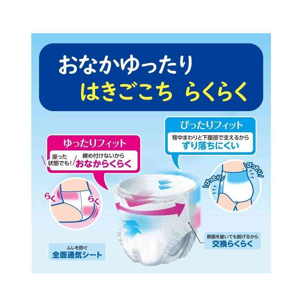 【大人用紙おむつ類】白十字 サルバ うす型 やわ楽パンツ L‐LLサイズ 30枚入り