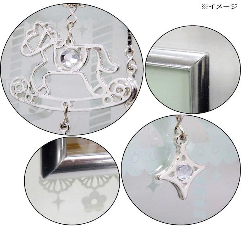 メリー チャーム ガラス フォトフレーム 6ウィンドー 【直送品】 返品・キャンセル・他商品と同時購入は不可