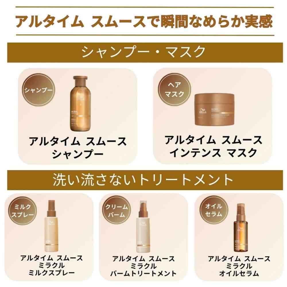 ウエラ アルタイム スムース ミラクル ミルクスプレー 100mL