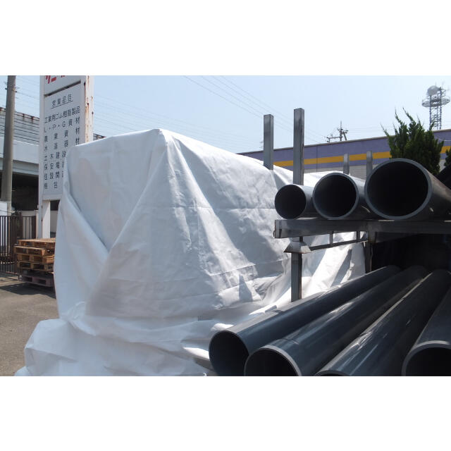 TRUSCO 遮熱UVシート 5年耐候 2.7×3.6m 【直送品】 返品・キャンセル・他商品と同時購入は不可