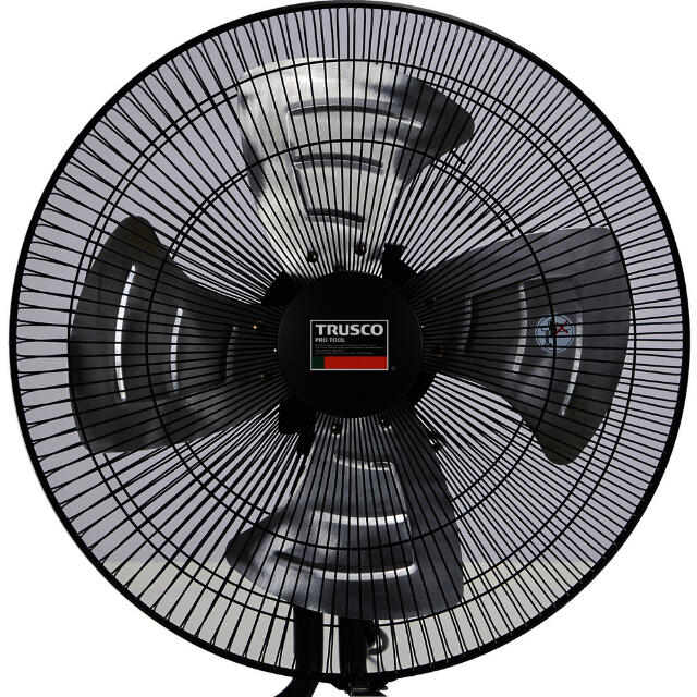 TRUSCO 全閉式工場扇 ジェネラルファン“大風量” 据置き アルミハネ 【直送品】 返品・キャンセル・他商品と同時購入は不可