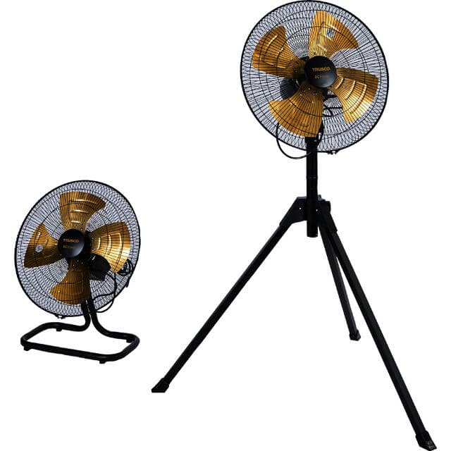 TRUSCO 全閉式工場扇 ジェネラルファン DC省エネ 据置きアルミハネ 【直送品】 返品・キャンセル・他商品と同時購入は不可