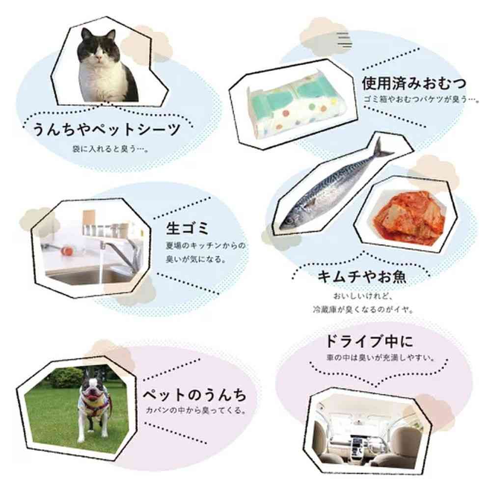 クリロン化成 うんちが臭わない袋 BOSペット箱型 M 90枚入