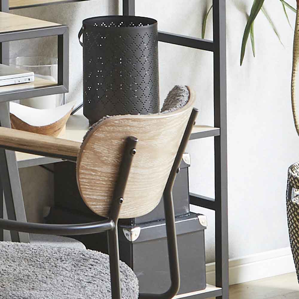 モダンでナチュラルなワーキングチェアー OA-KRD-GY メーカー直送 ▼返品・キャンセル不可【他商品との同時購入不可】