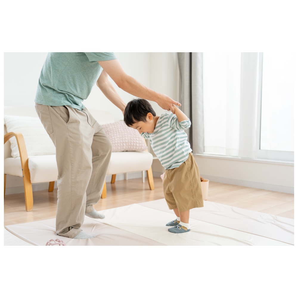 ベビープレイマット レギュラーサイズ ラテ×アイボリー メーカー直送 ▼返品・キャンセル不可【他商品との同時購入不可】