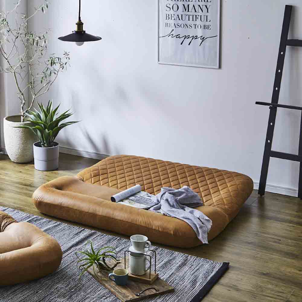 ハイバック2P座椅子 座面ポケットコイル入 ZABV-2P-BR メーカー直送 ▼返品・キャンセル不可【他商品と同時購入不可】