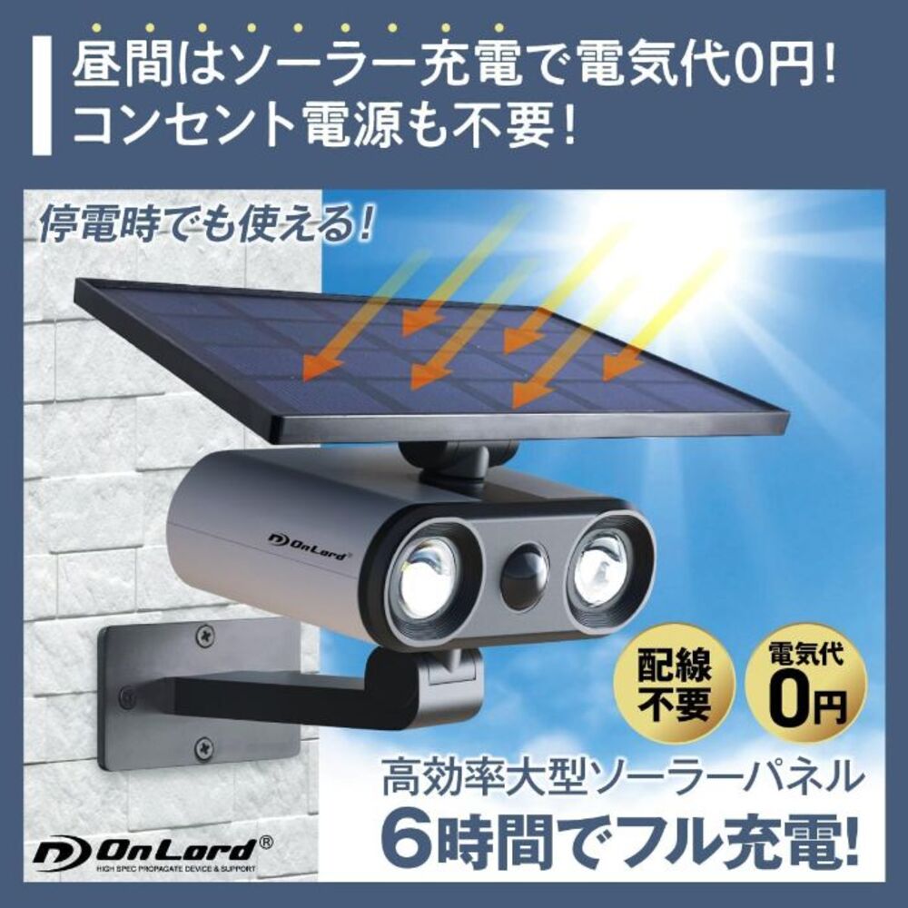 オンスクエア スポットビーム型センサーライト 1台