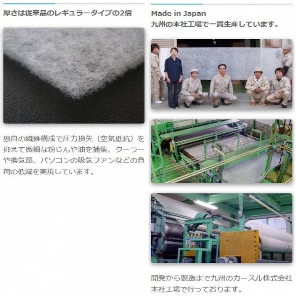 エコフ厚デカ フィルターロール巻き 幅30cm×厚み4mm×30m巻 【直送品】 返品・キャンセル・他商品と同時購入は不可