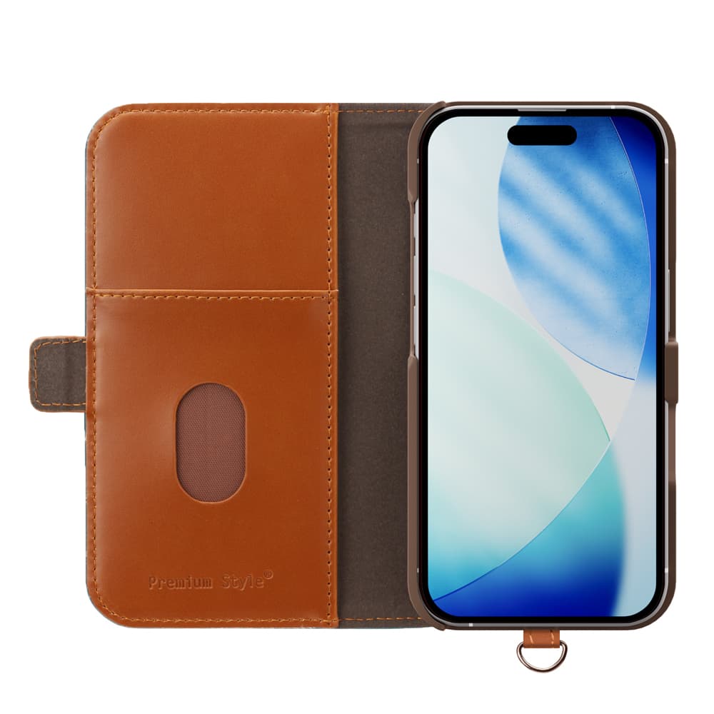 PGA iPhone 17 Pro Max用 フリップカバー ブルー 100g