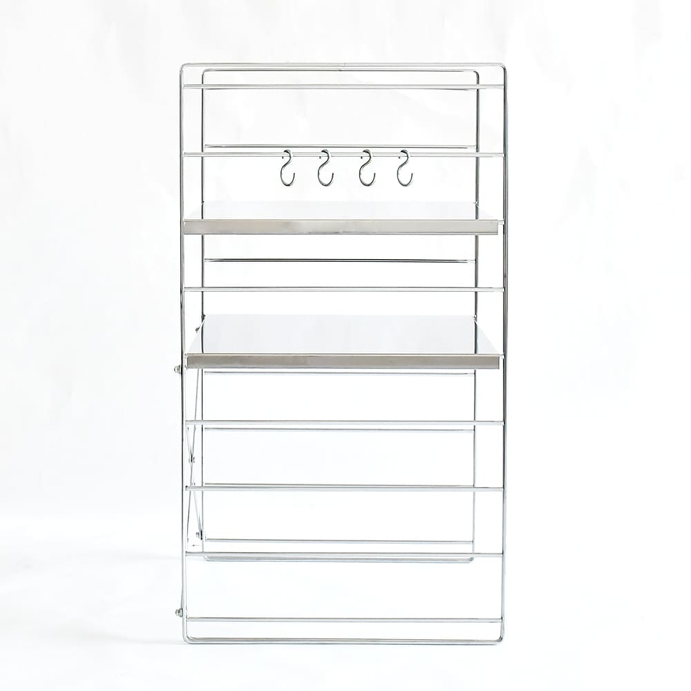 2330 ダブルフレームトースターラック45 2段 メーカー直送 ▼返品・キャンセル不可【他商品との同時購入不可】