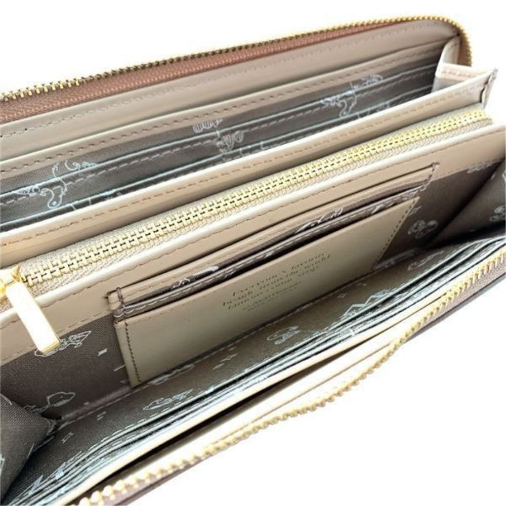 スヌーピーLC クロコ マチ付LF束入 ベージュ SN0106 メーカー直送 ▼返品・キャンセル不可【他商品との同時購入不可】