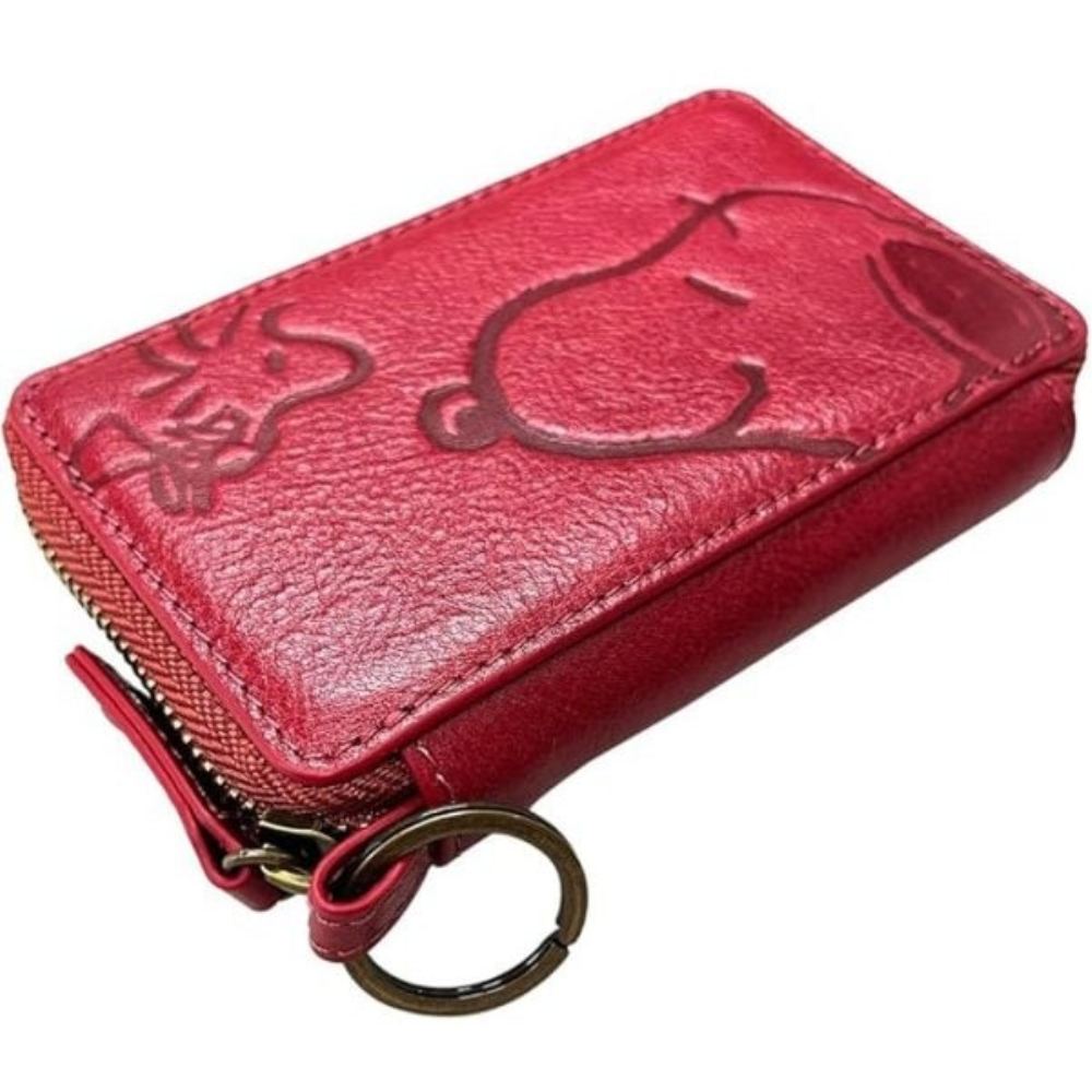 スヌーピーLC スマイル スマートキーケース 牛革 SN0146 メーカー直送 ▼返品・キャンセル不可【他商品との同時購入不可】