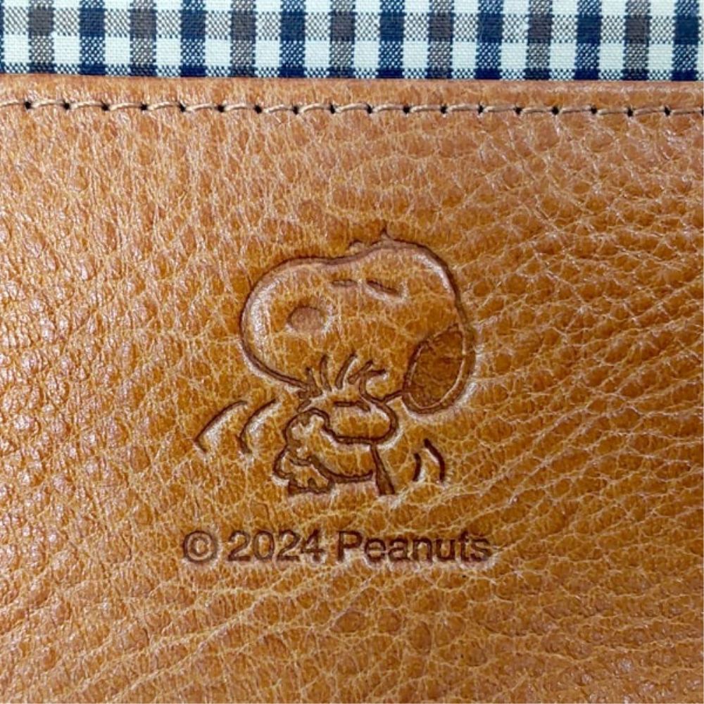 スヌーピーLC チェックシリーズ 長財布 牛革 SN0161 メーカー直送 ▼返品・キャンセル不可【他商品との同時購入不可】