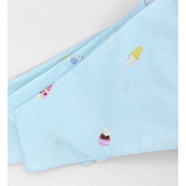 晴雨兼用日傘 折りたたみ傘 ポケラ アイス 軽量5段 50cm SX 【直送品】 返品・キャンセル・他商品と同時購入は不可