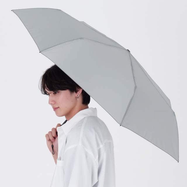 形状記憶 BIGサイズ 晴雨兼用日傘 折畳傘 メモリラ 軽量60cm KH 【直送品】 返品・キャンセル・他商品と同時購入は不可