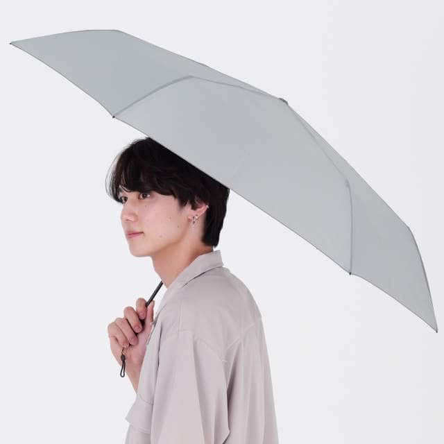 形状記憶 晴雨兼用日傘 折畳傘 メモリラ オートマティック 58cm KH 【直送品】 返品・キャンセル・他商品と同時購入は不可