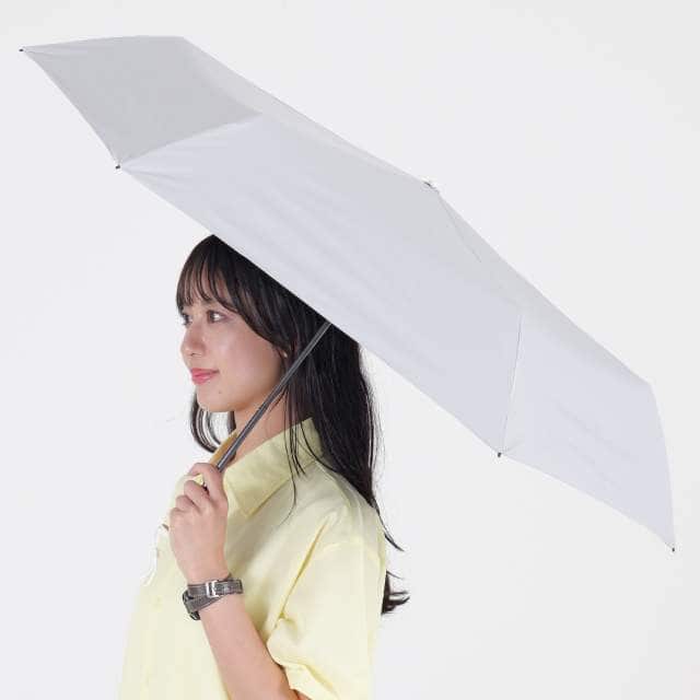 遮光率100% 晴雨兼用日傘 折畳傘 ソラニ 軽量50cm GY 【直送品】 返品・キャンセル・他商品と同時購入は不可