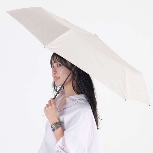 遮光率100% 晴雨兼用日傘 折畳傘 ソラニ 軽量50cm BG 【直送品】 返品・キャンセル・他商品と同時購入は不可