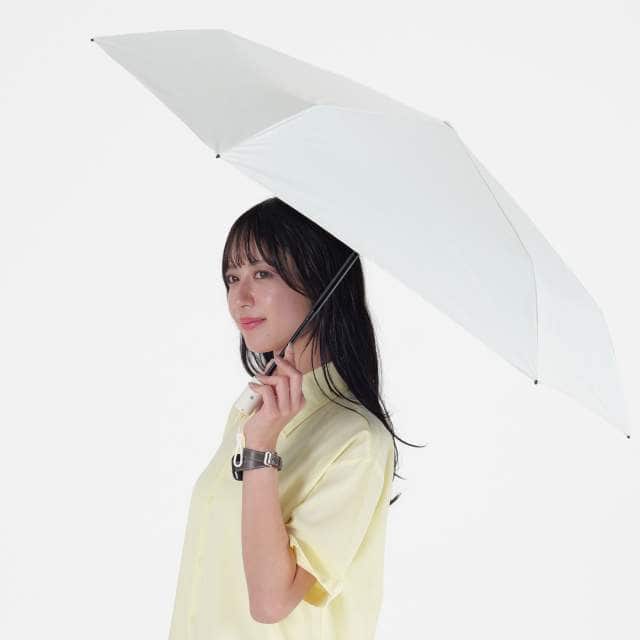 自動開閉 晴雨兼用日傘 折たたみ傘 ソラニ ミニ50cm オフWHT 【直送品】 返品・キャンセル・他商品と同時購入は不可