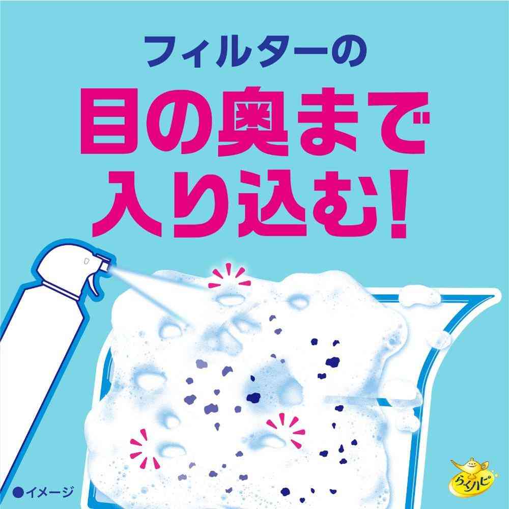 アース製薬 らくハピ バチボコ バブルーン エアコンフィルター 300mL