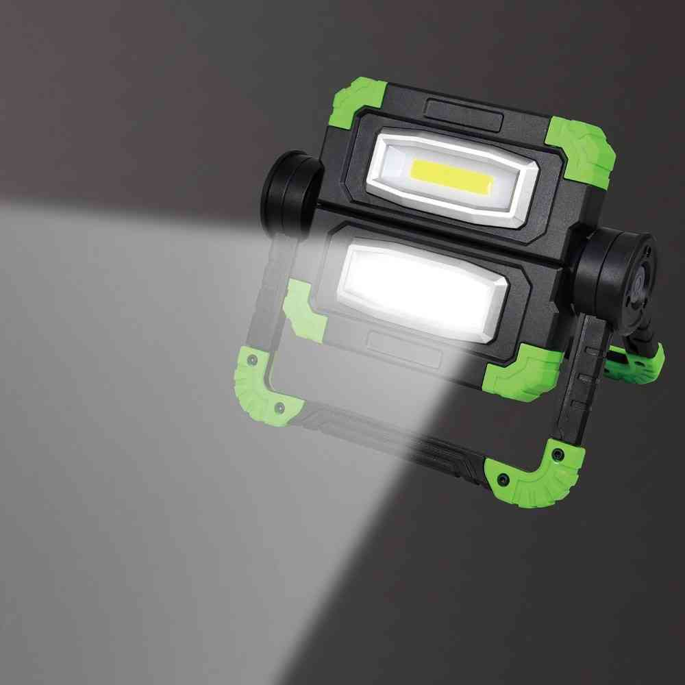 エルパ ELPA LED両面ポータブルライト ライトが360°回転 広範囲を照らす DOP-WL30