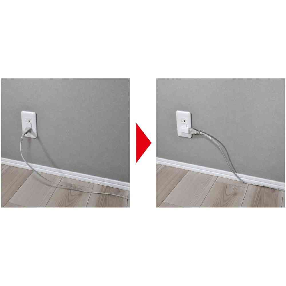 エルパ ELPA スペースアダプタ 横型 A-371B(W)