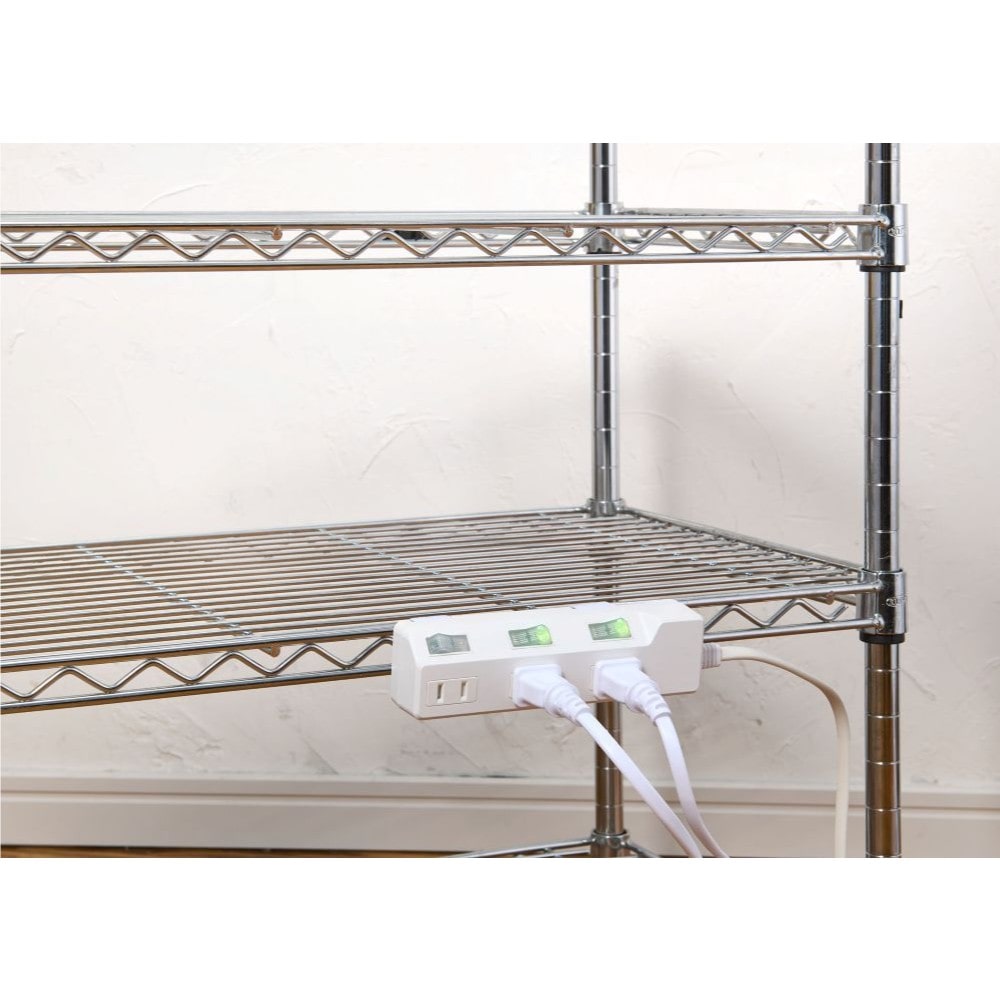 エルパ ELPA 耐雷スイッチ付タップ 3個口5M WLK-35S ホワイト