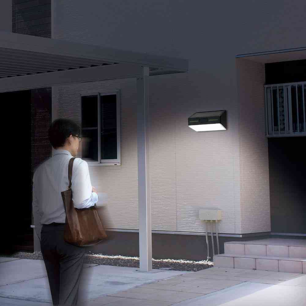 ELPA フラットセンサーウォールライト 調光 ソーラー発電 ESL-KF500SL 1個