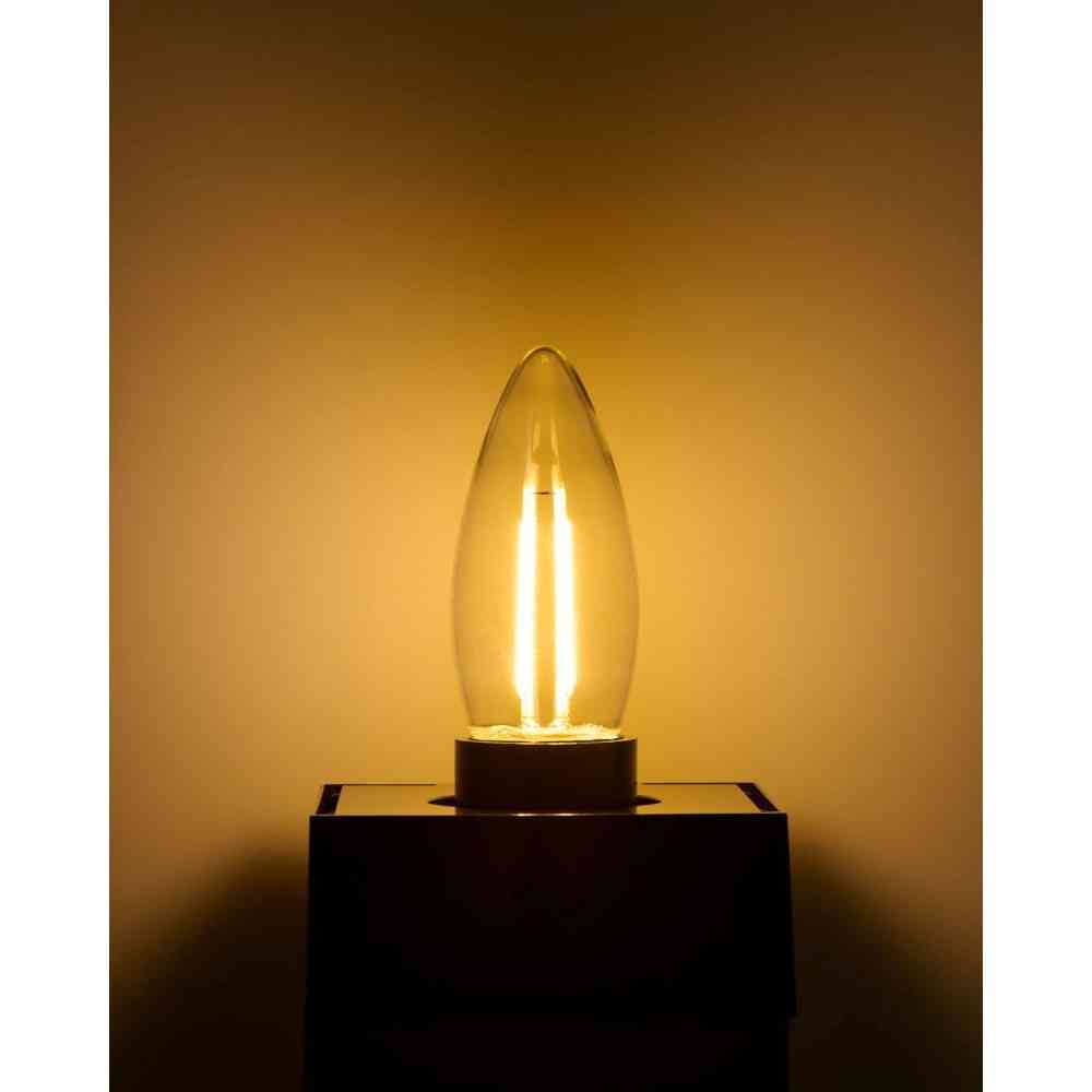 エルパ ELPA フィラメントLEDシャンデリア 調光器対応 E26 LDC2CL-G/D-F375