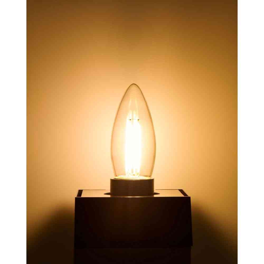 エルパ ELPA フィラメントLEDシャンデリア 調光器対応 E26 LDC4CL-G/D-F376