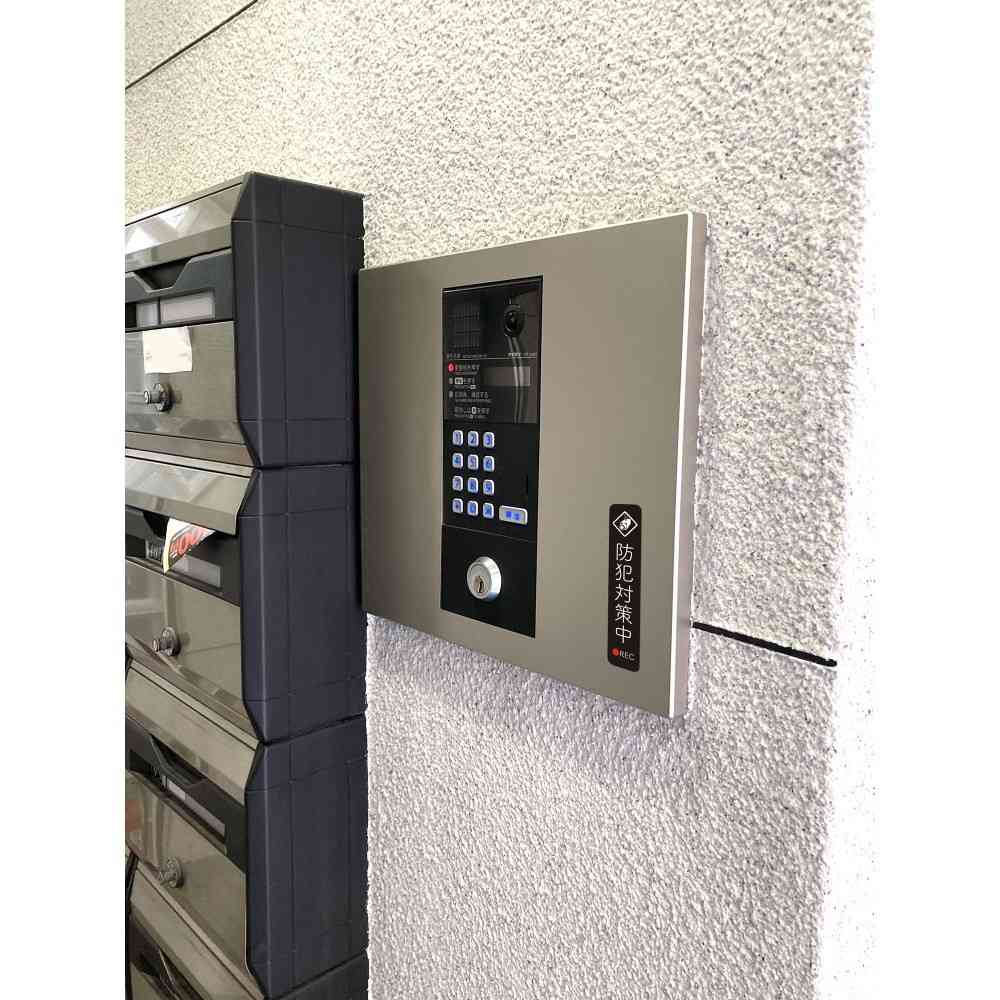 朝日電器 ステッカーT 防犯対策中 ブラック