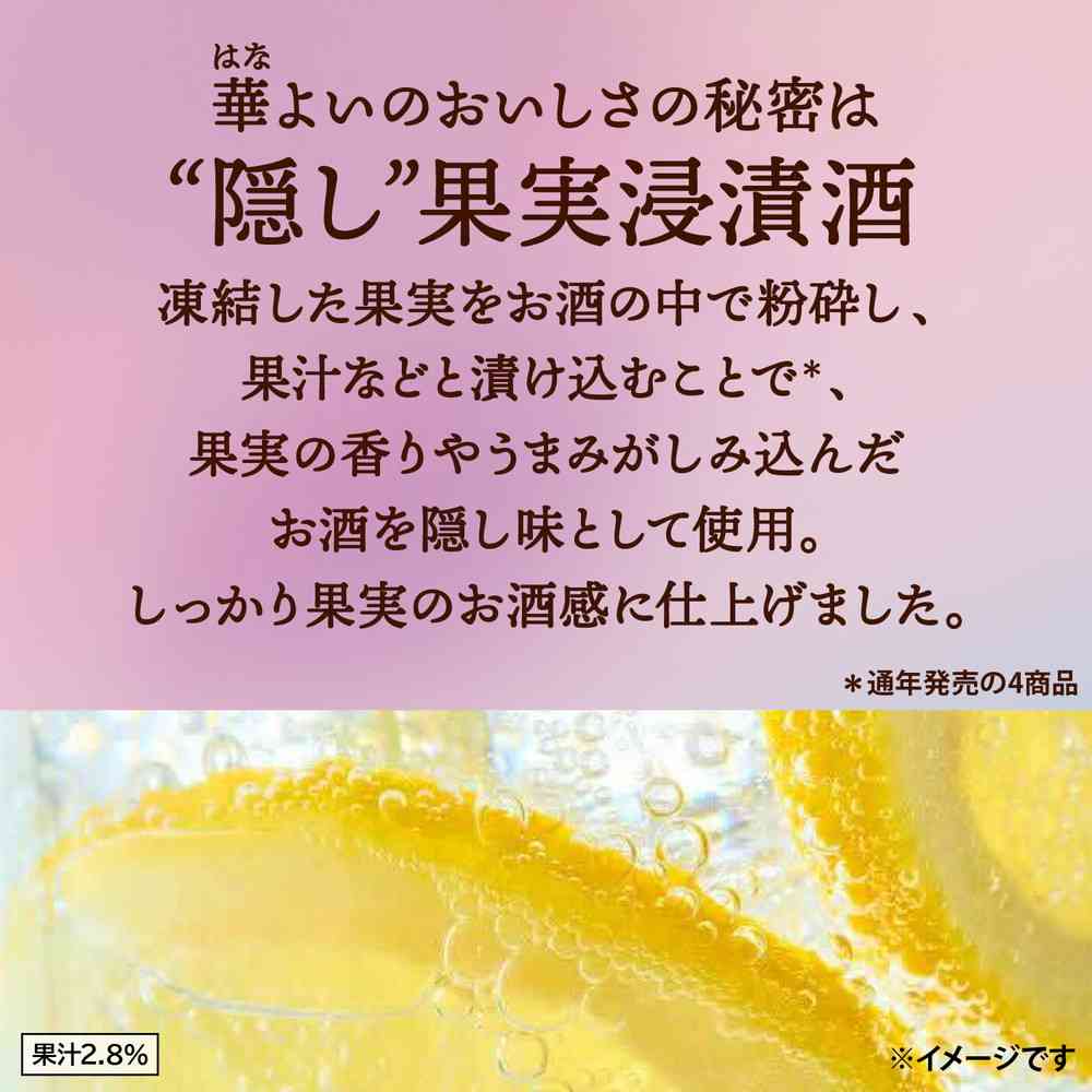 キリン 華よい 葡萄スパークリング350ml【48個セット】