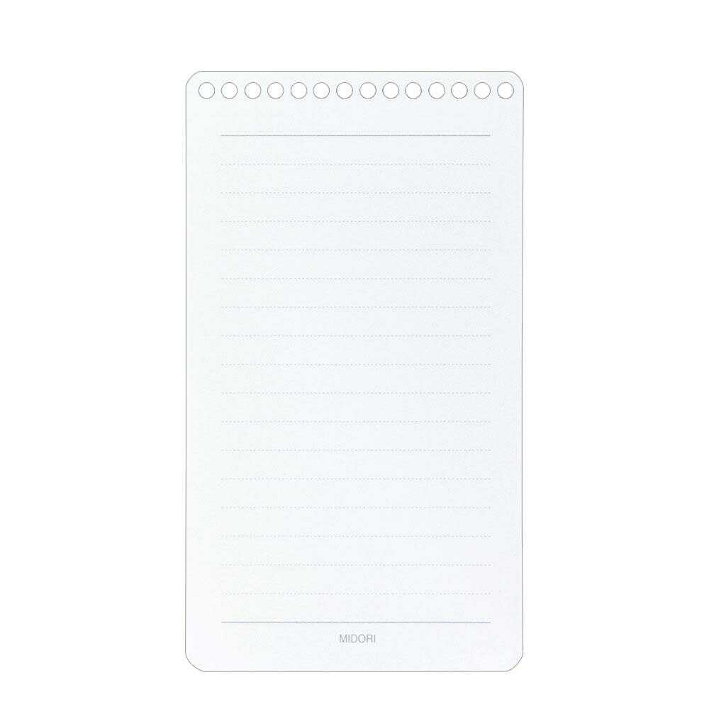 ミドリ ルーラーメモ<S> 赤 1冊