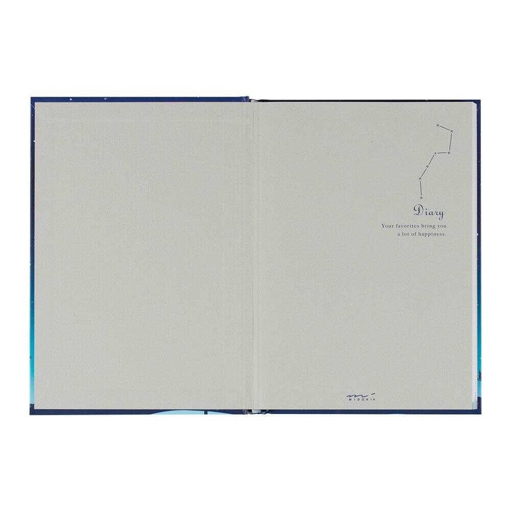 ミドリ 日記 星空柄 1冊