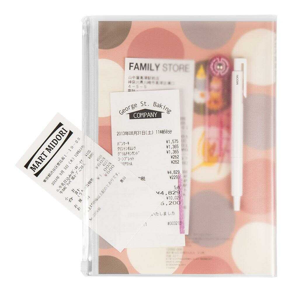 ミドリ 家計簿<A5>月間 かんたん トリ柄 1冊