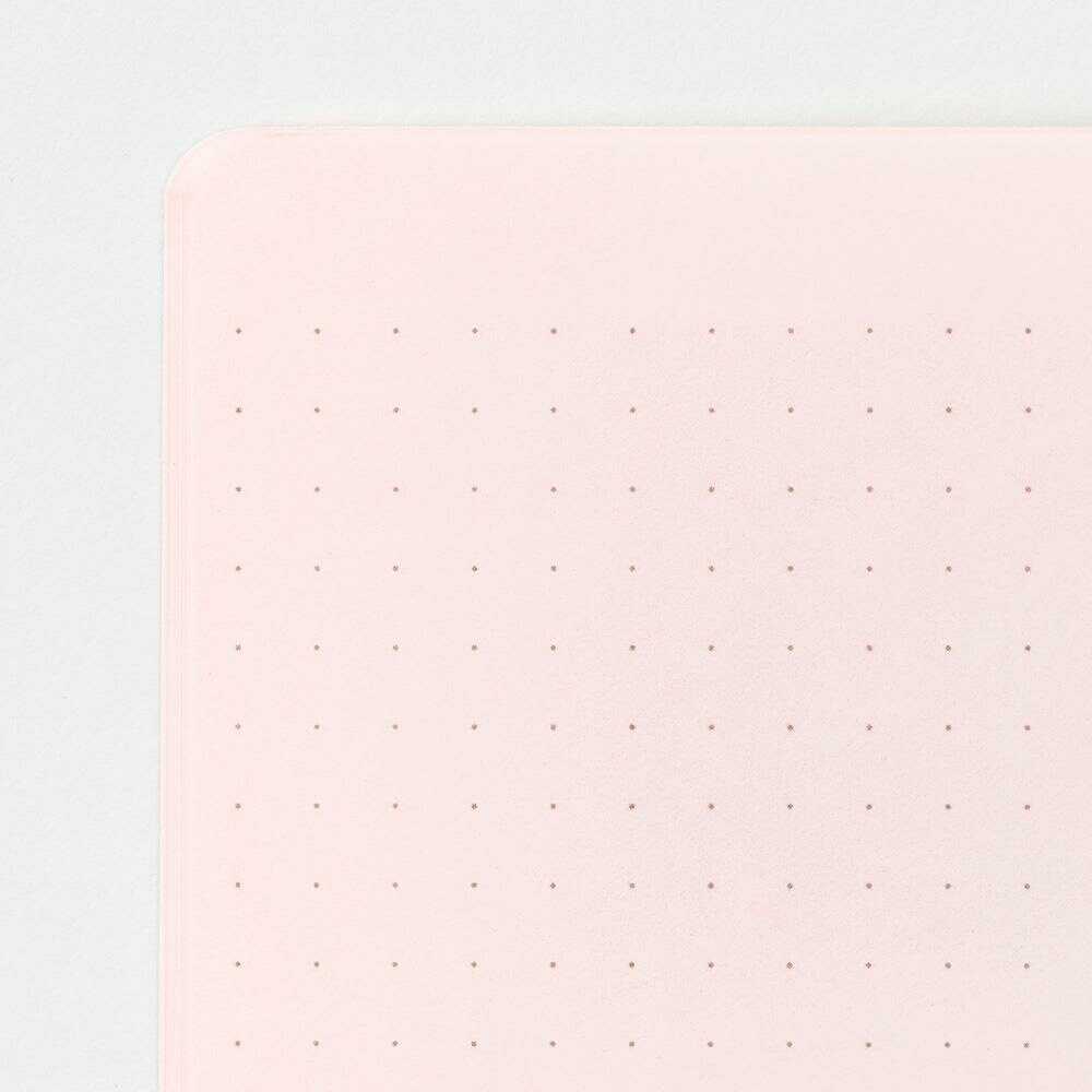 ミドリ ノート<A5> カラー ドット方眼 ピンク 1冊 ピンク