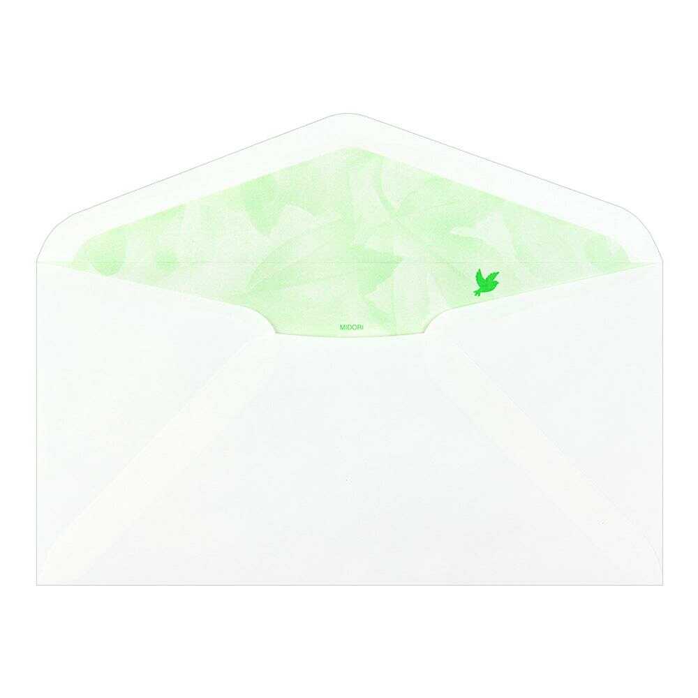 ミドリ 封筒 森色ノキモチ 10枚