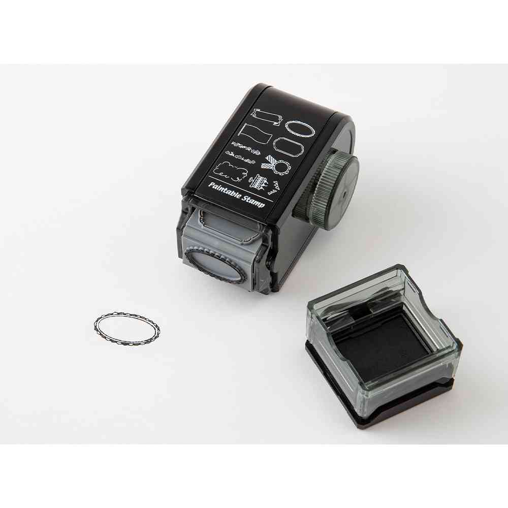 ミドリ スタンプ 回転印 ダイヤル 飾り柄 1個