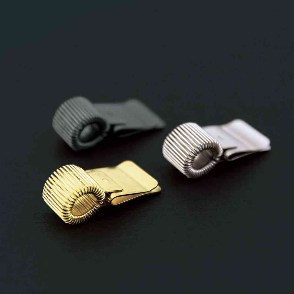 ミドリ ミニクリップペンホルダー ゴールド 1個