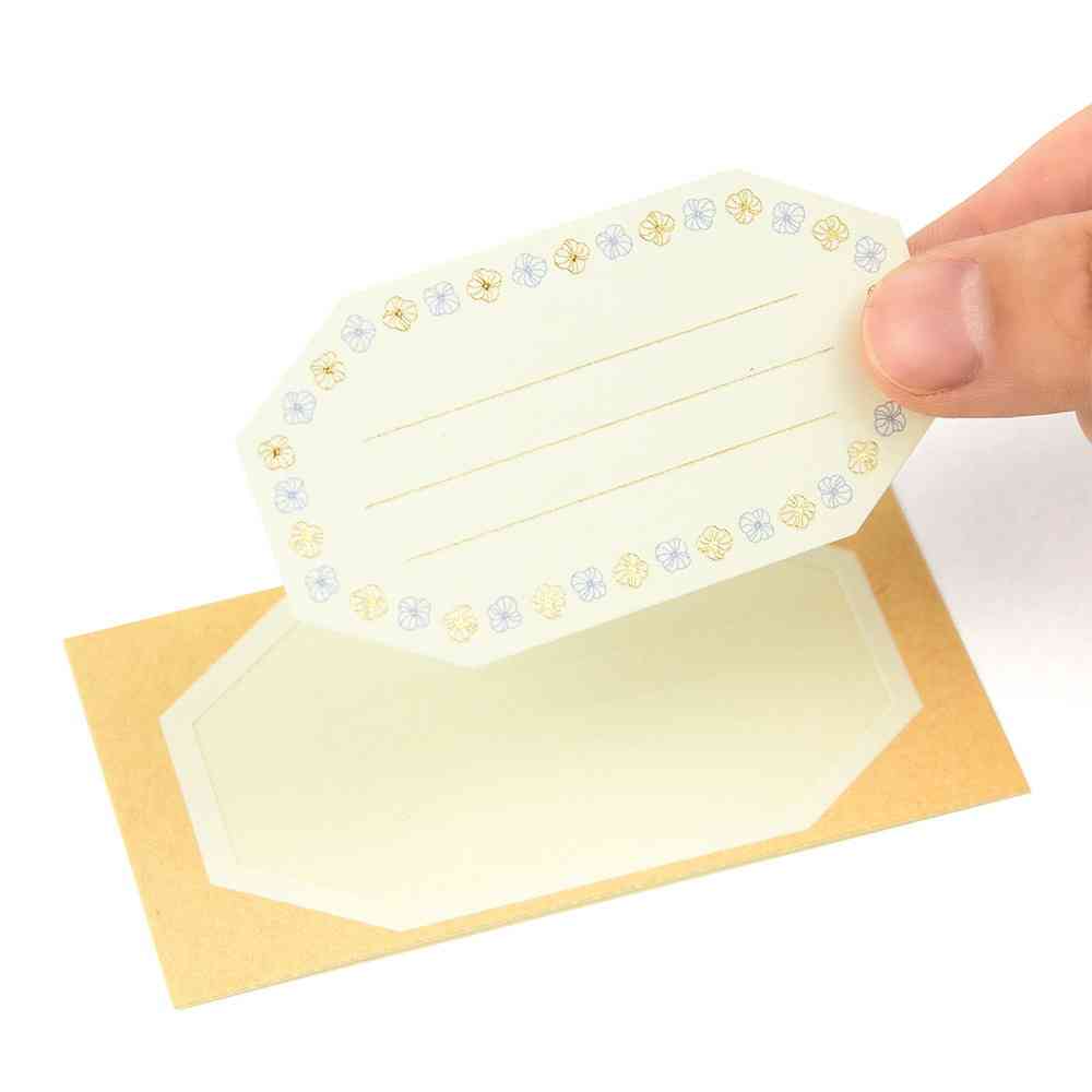 ミドリ シール2441 PCM ラベル フレーム柄 12枚入(3柄×4枚)