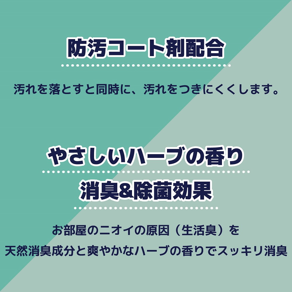 カベ紙クリーナー&コート 付替え
