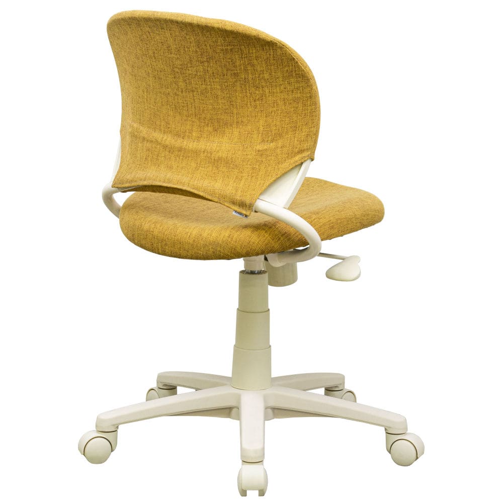 回転チェア lafan オレンジ ファブリック コンパクト メーカー直送 ▼返品・キャンセル不可【他商品との同時購入不可】