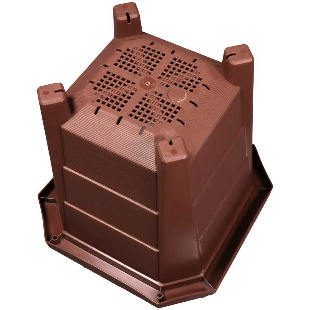 アップルウェアー 花と野菜のプランター 300型 ブラウン ブラウン