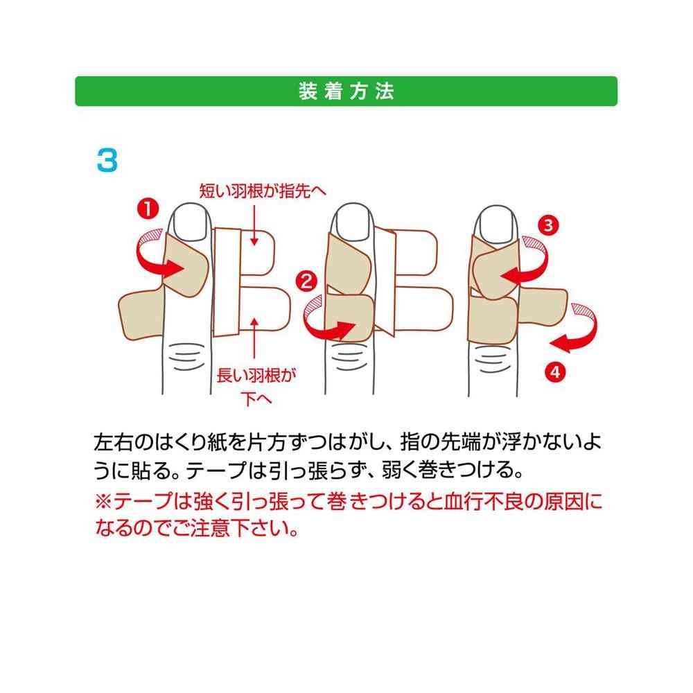 ミノウラ カサハラ式 指先へバテープ 15枚