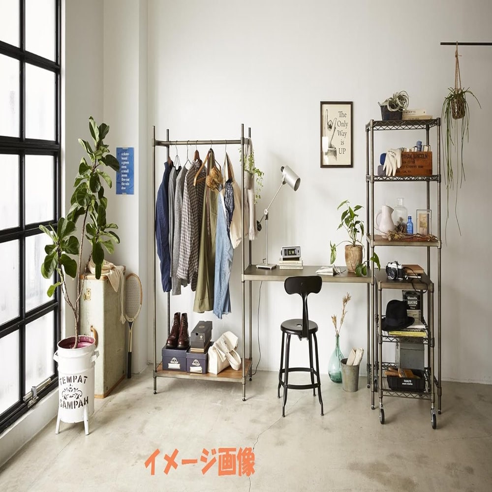 エレクター ベーシックシリーズ ヴィンテージエディション ポール H800mm シルバー B32PVS2